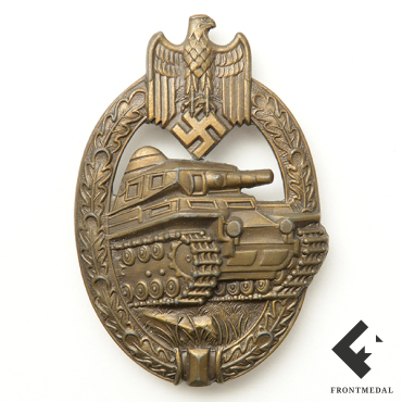 Знак За танковую атаку в бронзе (клеймо A.S.)