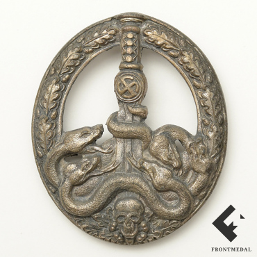 Серебряная степень знака "За борьбу с партизанами" (C.E. Juncker)