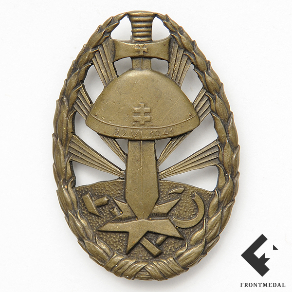 Знак за борьбу с коммунизмом в бронзе (22.06.1941)