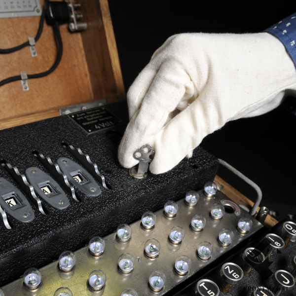4-роторная шифровальная машина Энигма (ENIGMA)
