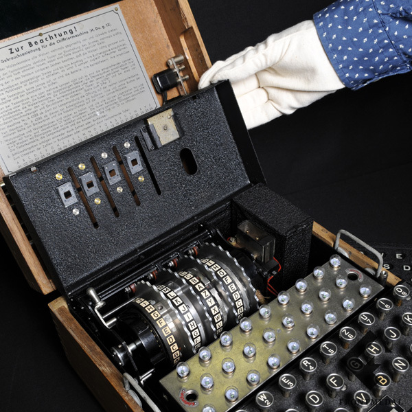 4-роторная шифровальная машина Энигма (ENIGMA)