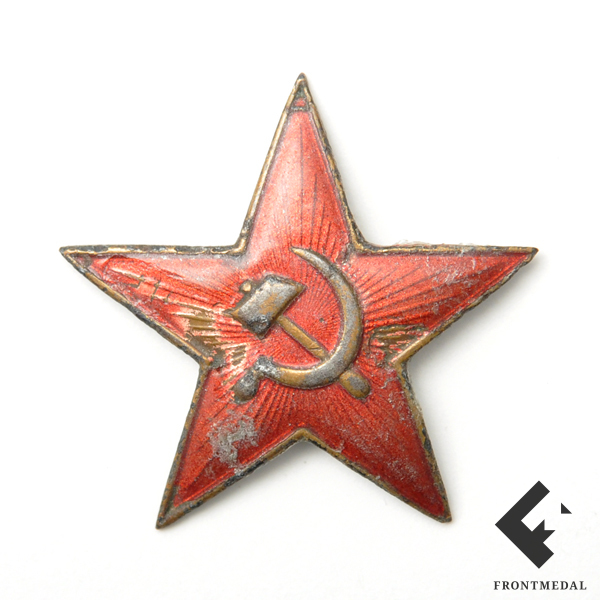 Эмблема "Красная звезда" для командирского состава РККА