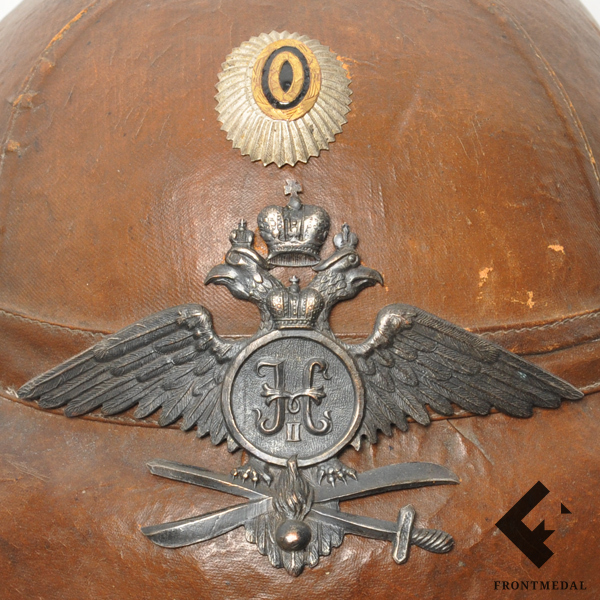 Полетный шлем русского военного летчика образца 1914 г.