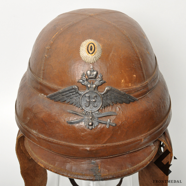 Полетный шлем русского военного летчика образца 1914 г.