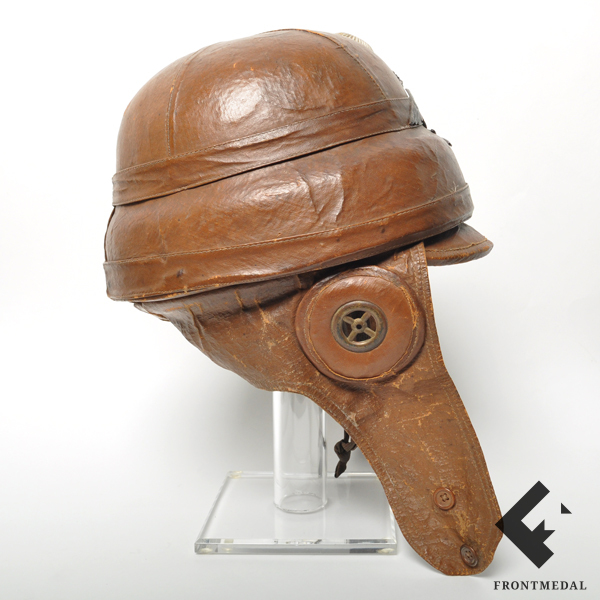 Полетный шлем русского военного летчика образца 1914 г.