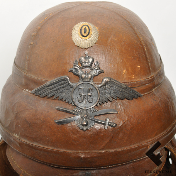 Полетный шлем русского военного летчика образца 1914 г.
