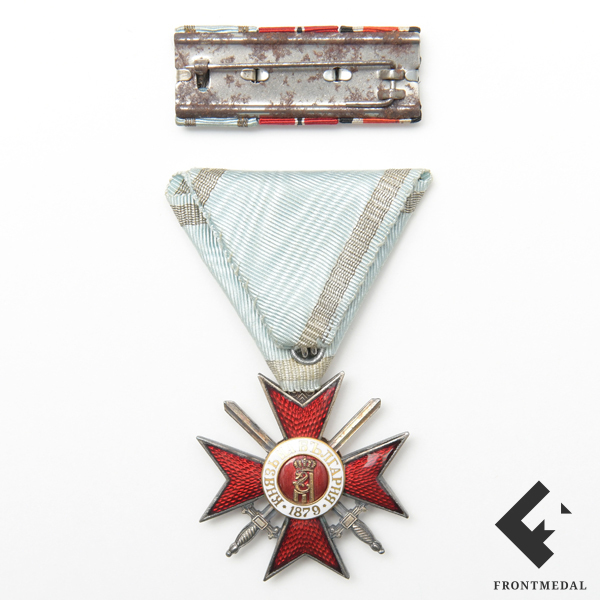 Крест "За храбрость" обр. 1941 г. в футляре с полевой планкой