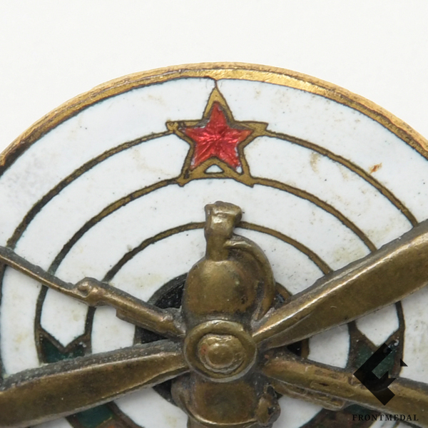 Призовой знак "За стрельбу ОСОАВИАХИМ" (СССР, 1920-30 гг.)