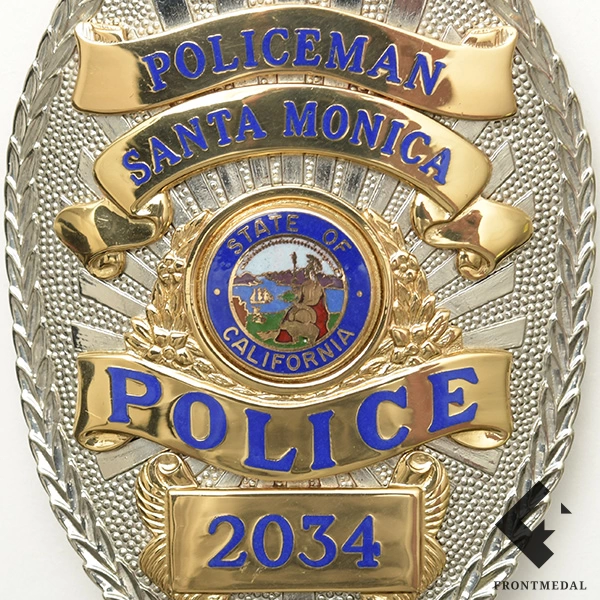 Личный жетон POLICEMAN SANTA MONICA (Калифорния, США)