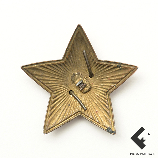 Трофейная кокарда "Красная звезда" обр. 1936 г. для начсостава РККА