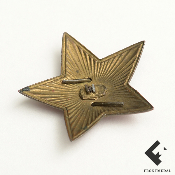 Трофейная кокарда "Красная звезда" обр. 1936 г. для начсостава РККА