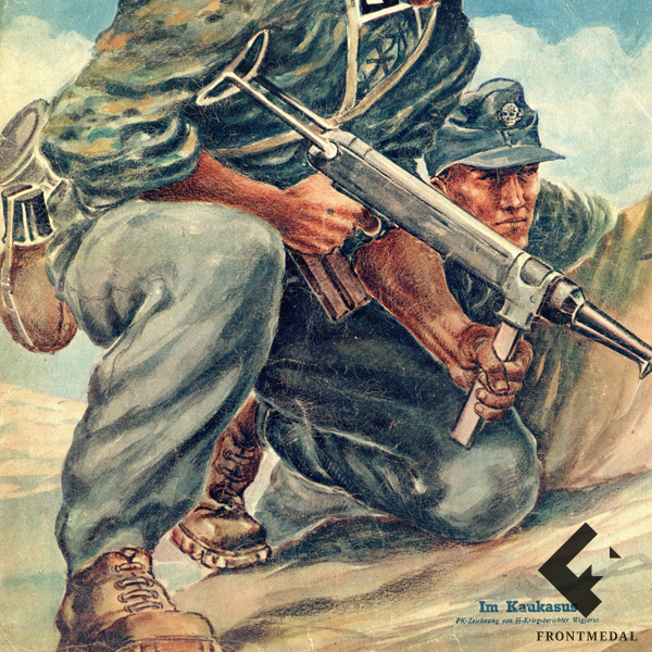 Обложка журнала DIE WOCHE - Войска СС на Кавказе, 1942 г.