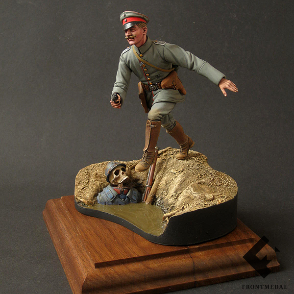 Прусский офицер во время атаки (Битва при Вердене, 1916)