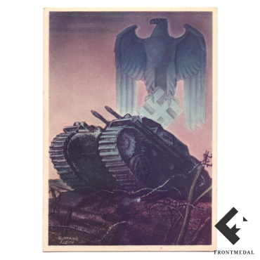 Почтовая карточка №1 из серии "Германский Вермахт"