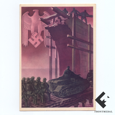 Почтовая карточка №3 из серии "Германский Вермахт"