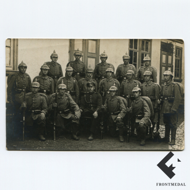 Военнослужащий ПМВ в пикеле кайзер 95 полк картинка