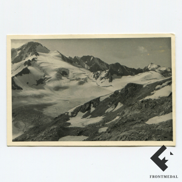 Фотография перевала Хотю-Тау в горах Кавказа (Приэльбрусье, 1942 г.)