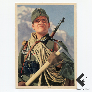 Почтовая карточка из серии "Горные стрелки пехоты"
