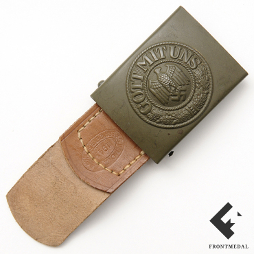 Стальная пряжка рядового состава пехоты Вермахта