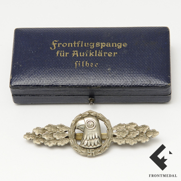 Пилот-разведчик Люфтваффе в серебре в футляре