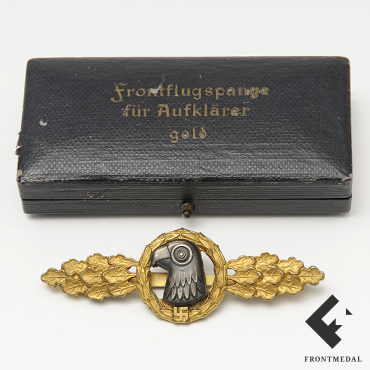 Шпанга Пилот-разведчик в золоте в футляре