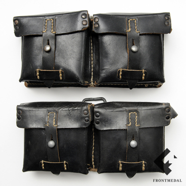 Черные парные подсумки для магазинов к карабину G42/43