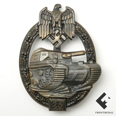 Знак за 25 дней танковых боев в бронзе (с клеймом JFS)