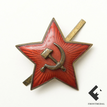 Эмблема "Красная звезда" обр. 1936 г. для начсостава РККА