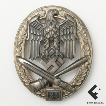 Общий Штурмовой знак 25 дней боев с подписным венком