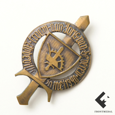 Знак Йориса ван Северена в бронзе (Vlaamsch Nationaal Verbond)