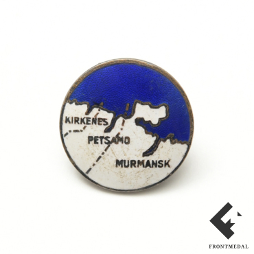 Знак "KIRKENESS-PETSAMO-MURMANSK" (Северный фронт)