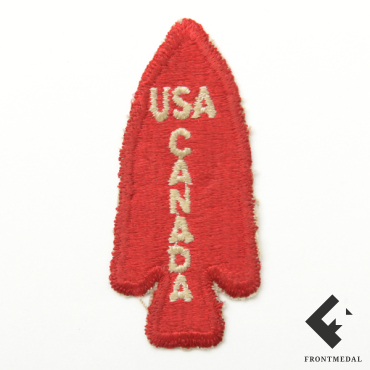 Нарукавный знак спецподразделения "USA - CANADA", 1944-45 гг.