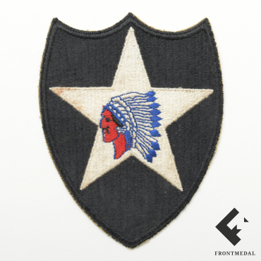 Большой нарукавный знак 2-й пехотной дивизии США периода ВМВ