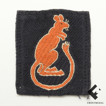 Эмблема 7-й бронетанковой дивизии (Крысы пустыни), 1940-47 гг.