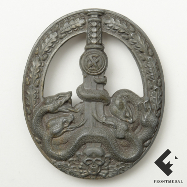 Знак "За борьбу с партизанами" с сертификатом D.Niemann