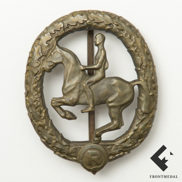 Знак Общества верховой езды 3 ст. в бронзе