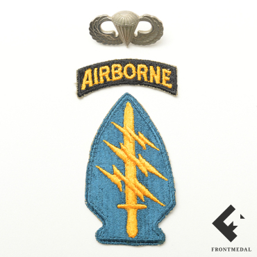 Эмблемы спецназа и знак парашютиста армии США производства ФРГ