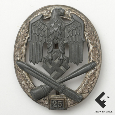 Общий Штурмовой знак за 25 дней боев (клеймо JFS)