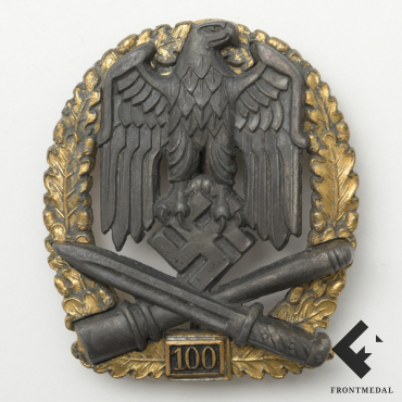 Общий Штурмовой знак за 100 дней боев (C.E. Juncker)
