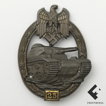 Знак за 25 дней танковых боев в бронзе (C.E. Juncker)