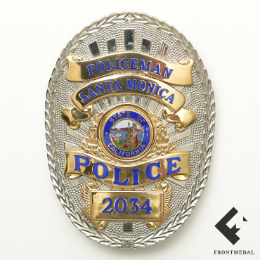 Личный жетон POLICEMAN SANTA MONICA (Калифорния, США)