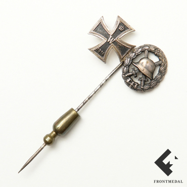 Миниатюрная сборка Железный крест и знак За ранение обр. 1914 г.
