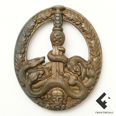 Знак За борьбу с партизанами в бронзе (C.E. Juncker, Berlin)