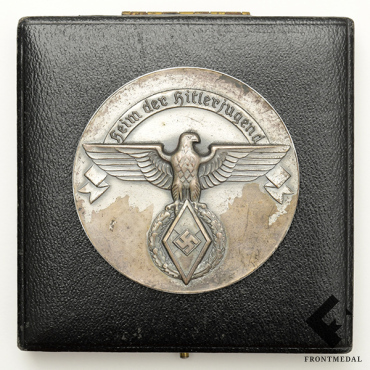 Памятная медаль "Дом Гитлерюгенда" в футляре