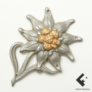 Алюминиевый эдельвейс на кепи горнострелковых частей